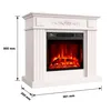 Kominek elektryczny Belozia 2 000 W, 80,5 x 90 x 26 cm, Podgląd zdjęcia produktu 4