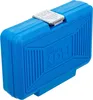A blue tool case with a silver latch. Náhled obrázku produktu