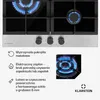 Klarstein Alchemist, płyta gazowa, 3 palniki aluminiowe, Podgląd zdjęcia produktu 5
