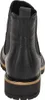 The back view of a black leather Chelsea boot. Podgląd zdjęcia produktu