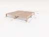 Gigapur G56 Doppelbett 200x200 cm Kiefer Natur Massivbett Produktbild-Vorschau 6