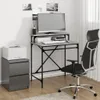 vidaXL Biurko szare Sonoma 80x50x90 cm materiał Podgląd zdjęcia produktu 2