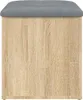 vidaXL Úložná lavica Sonoma dub 42 x 42 x 45 cm Materiál na Náhľad obrázku produktu 5