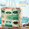 VOID Lippen Lippenstift Fashion Art Strandtasche Shopper Produktbild-Vorschau 2