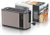 A toaster and its packaging are shown on a white background. Anteprima dell’immagine prodotto