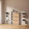 Eckregal Livinity Vesuvio Weiß 28 x 116.4 cm 2er Set, Model Produktbild-Vorschau 4
