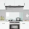 vidaXL Küchenrückwand Weiß 110 x 50 cm Gehärtetes Glas Produktbild-Vorschau 3