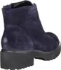 A single dark blue suede boot is shown from the back, angled slightly to the side, against a white background. Anteprima dell’immagine prodotto