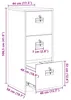 vidaXL Armoire de classement rose 44 x 50 x 106,5 cm Acier Voir les images du produit 8