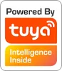 A logo with text indicating 'Powered By Tuya' and 'Intelligence Inside'. Produktbild-Vorschau