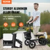 VEVOR knee scooter, deambulatore in alluminio con manubrio Anteprima dell’immagine prodotto 2