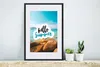 MuchoWow® Gerahmtes Poster Sprichwörter - Sommer - Steine Produktbild-Vorschau 4