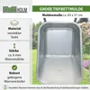 2-Rad Schubkarre verzinkt 110L Gartenkarre Baukarre Produktbild-Vorschau 4