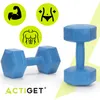 ACTIGET 2x2,5kg Sechskanthanteln für Fitnessübungen, Produktbild-Vorschau 6