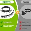 Izrielar 24m Bordure de pelouse flexible en plastique pour Voir les images du produit 3