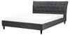 BELIANI Polsterbett Grau 160 x 200 cm Mit Lattenrost und Produktbild-Vorschau 1