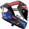 FC-Moto FF130SV Cavion Helm, schwarz matt/rot/blau, L Produktbild-Vorschau 3