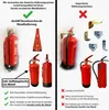 Wandhalterung Halter rot pulverbeschichtet mit 2 Produktbild-Vorschau 3