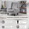 Homcom HOMCOM Einzelsessel mit Tufting Liegestuhl Produktbild-Vorschau 3