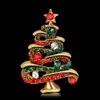 Mehrfarbige Strass-Weihnachtsbaum-Brosche für Damen, Produktbild-Vorschau 6