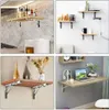 AIORBER Console pliante , 2 pièces, acier inoxydable, Voir les images du produit 4