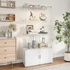 Vitrina de vidrio INONEFT con iluminación LED y 2 puertas, Vista previa de la imagen del producto 3