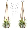 2er Set Makramee Blumenampel Baumwollseil Hängeampel Produktbild-Vorschau 1