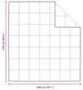 vidaXL Bettdecke 200 x 220 cm Frühling, Herbst Feder Weiß Produktbild-Vorschau 5