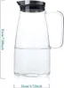 Intirilife Karaffe in KLAR – 1,2l Krug aus Borosilikatglas Produktbild-Vorschau 3