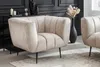 riess-ambiente Retro Sessel NOBLESSE 105cm champagner beige Produktbild-Vorschau 2