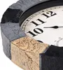 SensaHome Wanduhr YS1002 – Wasserdichte Harz-Steinoptik Produktbild-Vorschau 7