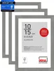 DEHA Design Aluminium Portraitrahmen, Bilderrahmen 3er SET Produktbild-Vorschau 1