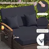 COSTWAY 3in1 Polyrattan Lounge Möbel Set, Gartenmöbel Produktbild-Vorschau 7