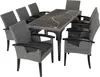 tectake® Rattan Stuhl Rosarno mit Holzgestell inklusive Produktbild-Vorschau 10