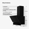 Klarstein Velaire digestor 60 cm - digestor, 820 m³/h Náhľad obrázku produktu 8
