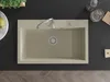 Mexen Elix lavello in granito 1-vasca 800 x 500 mm, beige, Anteprima dell’immagine prodotto 4