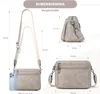 MUIIKOLA Dámska taška cez rameno kožená stredná crossbody Náhľad obrázku produktu 3