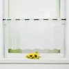 Scheibengardine, Bistrogardinen Vintage, Blumenstickerei Produktbild-Vorschau 1