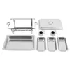 9L Chafing Dish Buffet set Speisewärmer Wärmebehälter mit 3 Produktbild-Vorschau 11