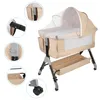 3 in 1 Beistellbett Babywiege Reisebett,Babybetten ab Produktbild-Vorschau 5