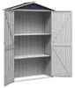 vidaXL Záhradný prístrešok antracit 116x45x175 cm Náhľad obrázku produktu 6