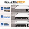 Dalsys Duschwanne 120x90cm mit Ablaufgarnitur - flache Produktbild-Vorschau 4