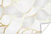 MuchoWow® Poster Abstraktes Muster mit goldenen Linien Produktbild-Vorschau 1
