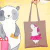 Mr. & Mrs. Panda canvas tasche Einhorn Ballerina - Braun Produktbild-Vorschau 2