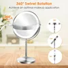 Kosmetikspiegel, 8” Schminkspiegel mit Beleuchtung, 1X/10X Produktbild-Vorschau 3