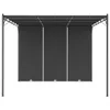 Padiglione da giardino con tenda laterale 3x3x2,25 m Anteprima dell’immagine prodotto 1