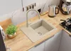 PRIMAGRAN Granitspüle Beige 55x44cm, Spülbecken 1 Becken + Produktbild-Vorschau 3