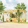 Outsunny Pergola jardin exterieur 3 x 4 m, pergola en bois, Voir les images du produit 2