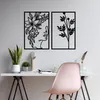 Wallity, Flower- SKL2481, Schwarz, Sonstige Produktbild-Vorschau 1