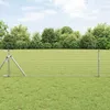 vidaXL Słupek ogrodzeniowy 2 szt Srebrny 80 cm Stal Podgląd zdjęcia produktu 2
